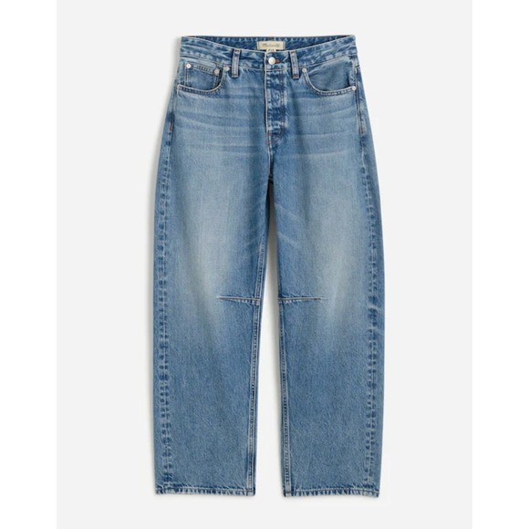 Madewell Denim - Madewell Womens The Curvy Darted Barrel Leg Jean Size 32 Blue